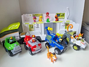 Paw Patrol Jungle Rescue Patroller 4 Jungle Vehicles, 8 Figures & Tiger 570 - Imagen 1 de 8