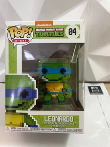Funko Pop! 8 bit Teenage Mutant Ninja Turtles Leonardo 04 TMNT - Imagen 1 de 6