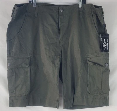 Pantalones Cortos Carga True Religion Para Hombre Verde Oliva Algodón Talla 44 Foto 1 de 4