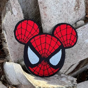 Spiderman Mickey Iron on Patch - Picture 1 of 1