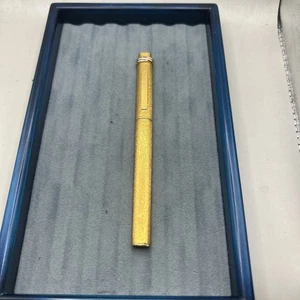 Cartier Pen Le Must Trinity Vendome Gold Ballpoint Pen Vintage Ballpoint - Picture 1 of 10