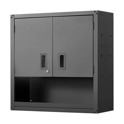 Mueble de pared de metal Uimoso de 30 pulgadas con estante ajustable para almacenamiento de garaje Foto 1 de 4