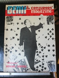 REVISTA HOWARD CAMPBELL GENII MAGICIANS FEBRERO 1956 sin tabla de contenidos - Imagen 1 de 2