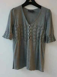 BNWOT Emporio Armani cashmere blend grey knit size EU40 - Picture 1 of 6