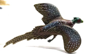 Broche prendedor vintage de aves faisán pintadas a mano miniaturas de vida silvestre 3" - Imagen 1 de 2