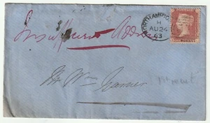 1863 NORTHAMPTON SPOON 1st RE-CUT J PERKINS TO Wm GARNER ? INSUFFICIENT ADDRESS - Picture 1 of 3