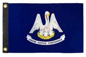 Louisiana 12x18in Boat Flag Louisiana LA State ATV Motorcycle Boat Decor Flag - Picture 1 of 5