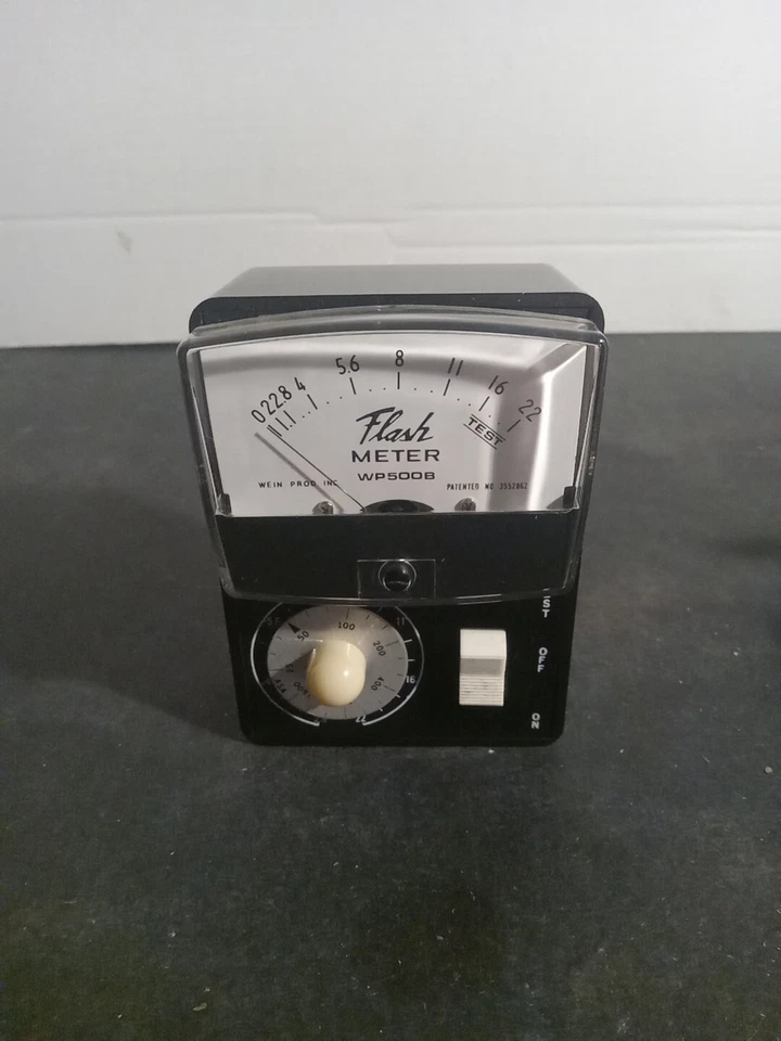 Medidor de flash Wein Product WP500B con estuche de almacenamiento e instrucciones SIN PROBAR (LEER) Foto 1 de 4
