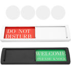 2 Pcs Slider Door Indicator Open Signs for Business Closed Emblems