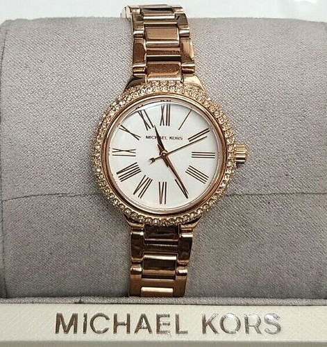Orologio Michael Kors MK3858 Donna Taryn Quarzo Cinturino Placcato Acciaio Inox