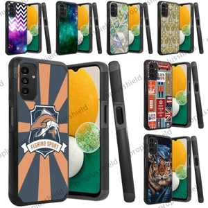 Funda híbrida de doble capa a prueba de golpes para Samsung Galaxy A13 + Cubierta de vidrio templado m4 - Imagen 1 de 25