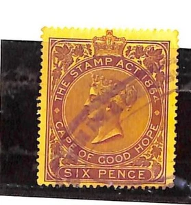 76663 - CABO DE BUENA ESPERANZA - SELLO DE INGRESOS USADO - Descalzo # 55 - Imagen 1 de 1