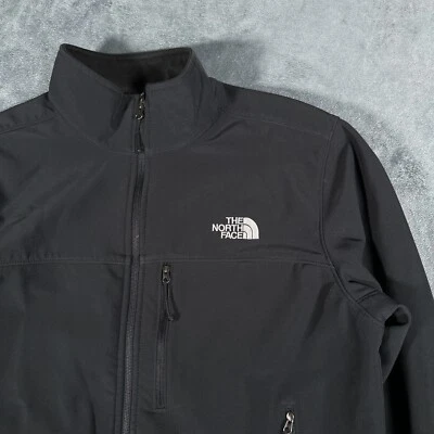 North Face Apex Bionic Jacket Mens Large Black TNF Soft Shell C757 - Image 1 of 4