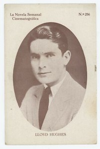 Silent Movie Actor Lloyd Hughes Spanish Cinematographic Weekly Photo Card