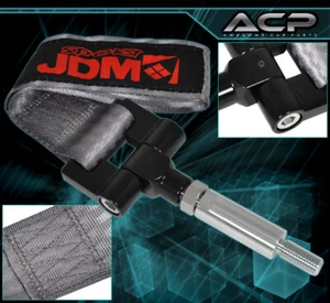 Jdm Sport 4000Lbs Screw On Tow Hook Strap Adapter For Genesis Coupe 09+ - Silver - Picture 1 of 3