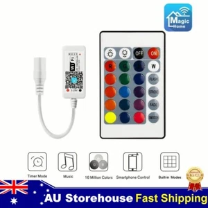 Magic Home WIFI Controller Wifi+RF 24Keys Remote Controller For RGB LED DC5V-24V - Picture 1 of 11