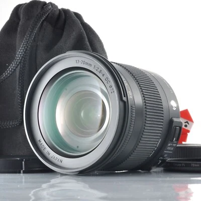 Sigma 17-70mm f/2.8-4 DC MACRO OS HSM für Nikon F aus Japan [Near Mint] - Bild 1 von 4