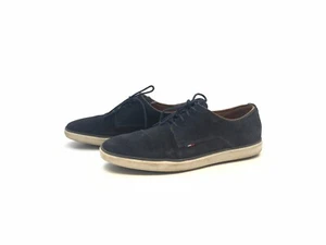 Tommy Hilfiger Herren Halbschuhe Schnürer Loafers Comfort Blau Gr. 41 (UK 7) - Picture 1 of 8