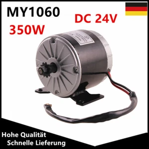 350W DC 24V Elektrobürste MY1060 Motor for DIY Elektroroller Go-Kart E-Scooter - Bild 1 von 10