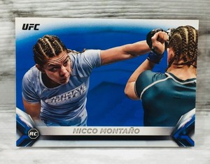 2018 Topps UFC Knockout BLUE #06/99 Nicco Montano #99 RC Rookie