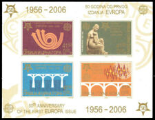 SERBIA 293ai - Europa Anniversary "Imperf Souvenir Sheet" (pb40461)