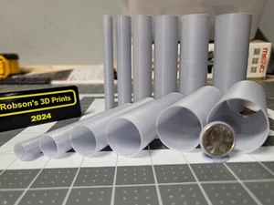 PIPA ANULARE IN METALLO ONDULATO CMP PIPE MODEL, DIORAMA O 1/48 e HO 1/87 - Foto 1 di 3