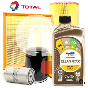Kit Tagliando Per Audi A3 8P 1.2 TFSI 1.4 TFSI 4 Filtri + 4LT Olio Total 0W30 - Foto 1 di 8
