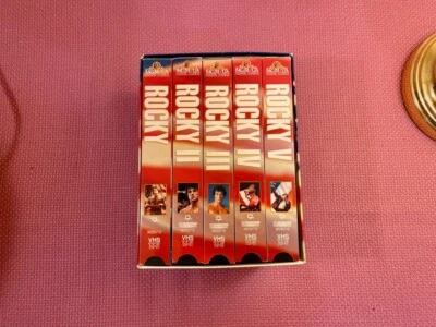 Vintage VHS MOVIE Rocky 1-5 20th Anniversary Collection  1995 Stallone BOXING - Image 1 of 4