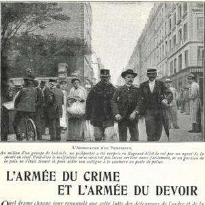L'Armée du crime et l'armée du devoir - - Article de presse 1903 - Picture 1 of 4