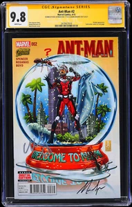 CGC SIGNATURE SERIES COMIC Ant-Man #2 GRADE 9.8 (N. Spencer + M.Brooks Signatur) - Bild 1 von 7