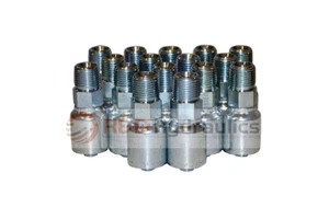 16 Stück Hydraulik Schlauchverschraubungen 1/2" MP x #8 Schlauch - Bild 1 von 5