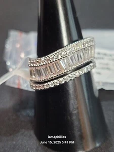 Bomb Party April 25 RG41344- Light Up The Sky, Sz 8 Diamond Cubic Zirconia - Picture 1 of 4