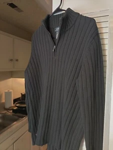 RALPH LAUREN Mens 1/2 Zip Sweater Size Large, Forest Green - Picture 1 of 6