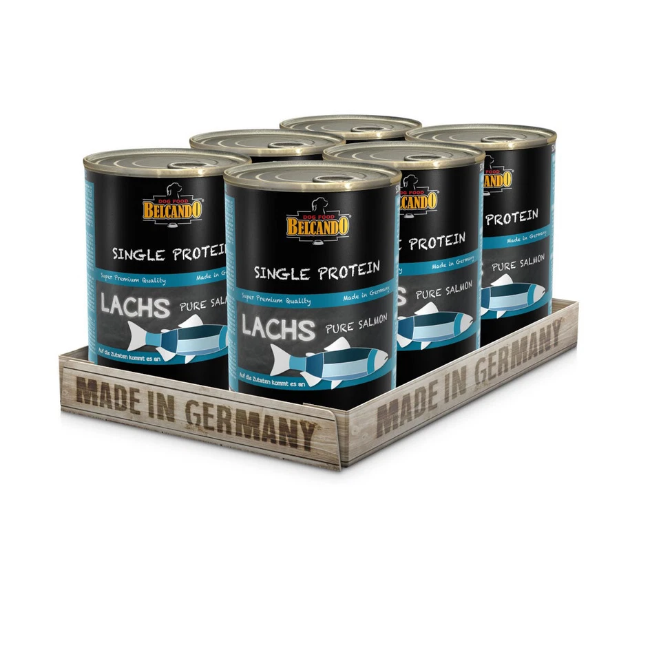 Belcando Single Protein Lachs Hundefutter Nassfutter | 6 x 400 g  - Bild 1 von 1