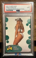2001 Fleer WWF The Ultimate Diva Collection Trish Stratus #22 Rookie Year PSA 9