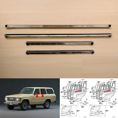 80-92 para Toyota Land Cruiser FJ60 HJ60 BJ60 cinturón de puerta interior sello de resistencia a la intemperie Foto 1 de 4