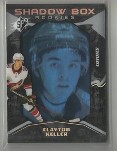 2017-18 Upper Deck SPX Rookie Shadow Box Card Clayton Keller #ed 194 / 298