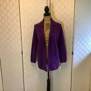 NWT Charter club purple cardigan size small - Picture 1 of 8