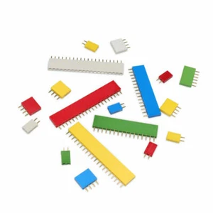 2Pin - 40Pin Colorful Female Single Row Header Socket Row Strip Connector 2.54mm - Picture 1 of 6