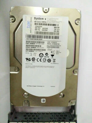 IBM 44W2244 4WW2245 44W2248 600GB 15K 3.5 ''  SAS HDD HARD DRIVE - Image 1 of 2