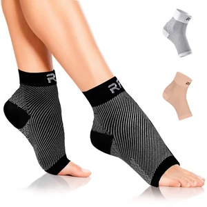 Plantar Fasciitis Socks Ankle Brace Support Toeless Sleeve for Tendonitis Relief - Picture 1 of 10