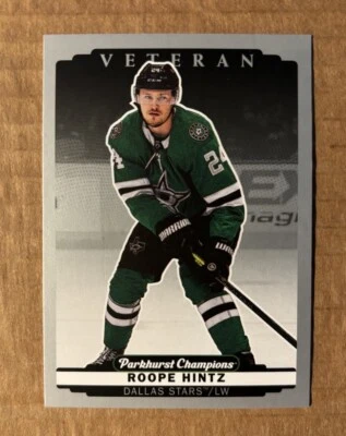 2022-23 Parkhurst Champions Roope Hintz Silver Parallel #137 Dallas Stars  - Image 1 of 2