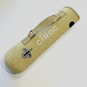 NFL The New Orleans Saints Ciroc Vodka Flaschenhülle mit Griff schwarz und gold - Bild 1 von 14