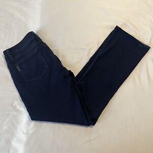Paige Manhattan  Jeans 31 Blue Dark Wash Denim Stretch Zip USA