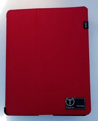 New T-Tech by TUMI Apple iPad and ipad 2 Case Red Portfolio  - Image 1 of 4
