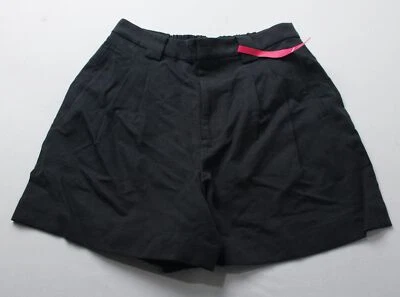 Pantalones cortos informales para mujer Fabrique Basic Keith resistentes a las arrugas LB3 negros medianos Foto 1 de 4