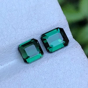 Piedra preciosa suelta turmalina natural azul verde natural de 2,15 quilates de alta calidad rara de AFG. - Imagen 1 de 12