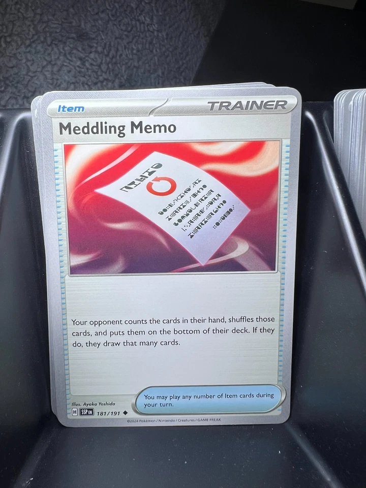 Meddling Memo 181/191 Sv08: Surging Sparks Regular - Image 1 of 1
