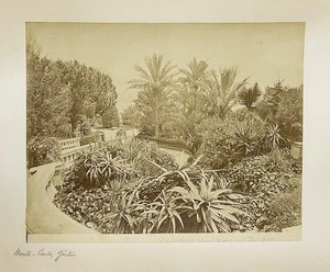Monte-Carlo Monaco Casino Spielcasino Garten antique vintage photo Foto 1870 - Bild 1 von 1