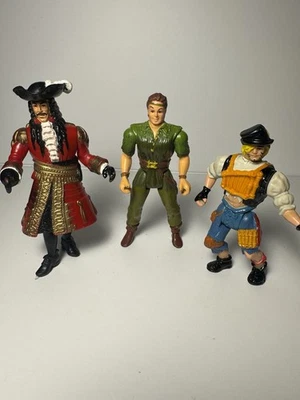 PETER PAN Captain Hook Tall Terror 1991 Movie Vintage Action Figure Lot Tri Star - Image 1 of 4